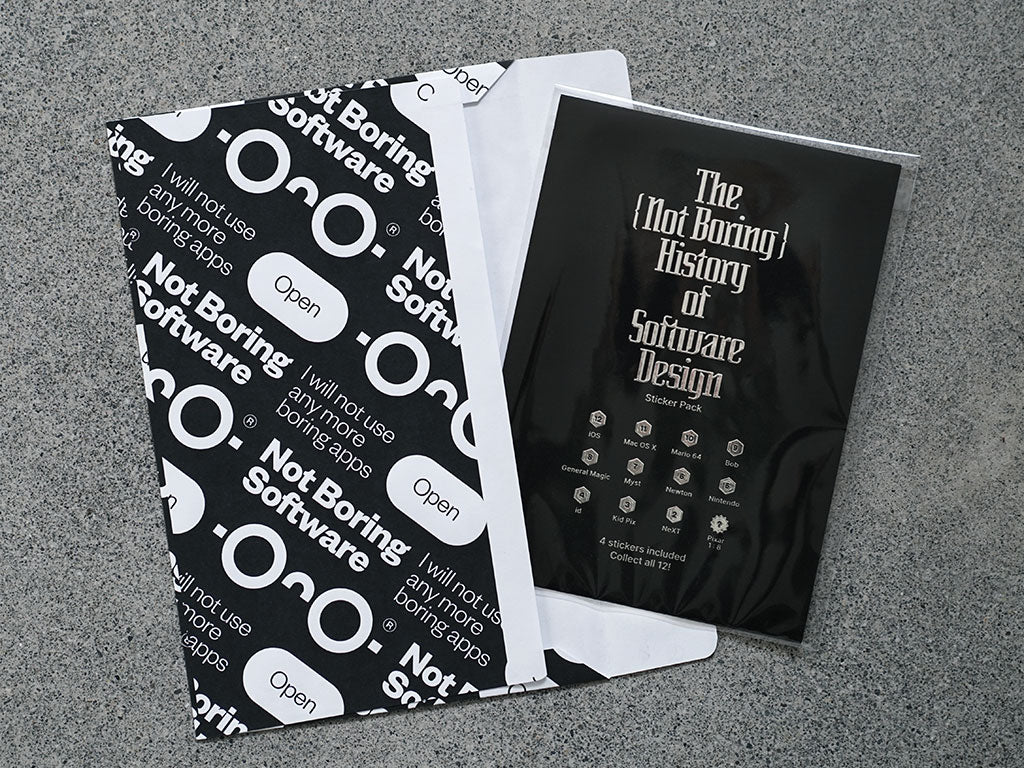 Sticker Pack : The (Not Boring) History of Software