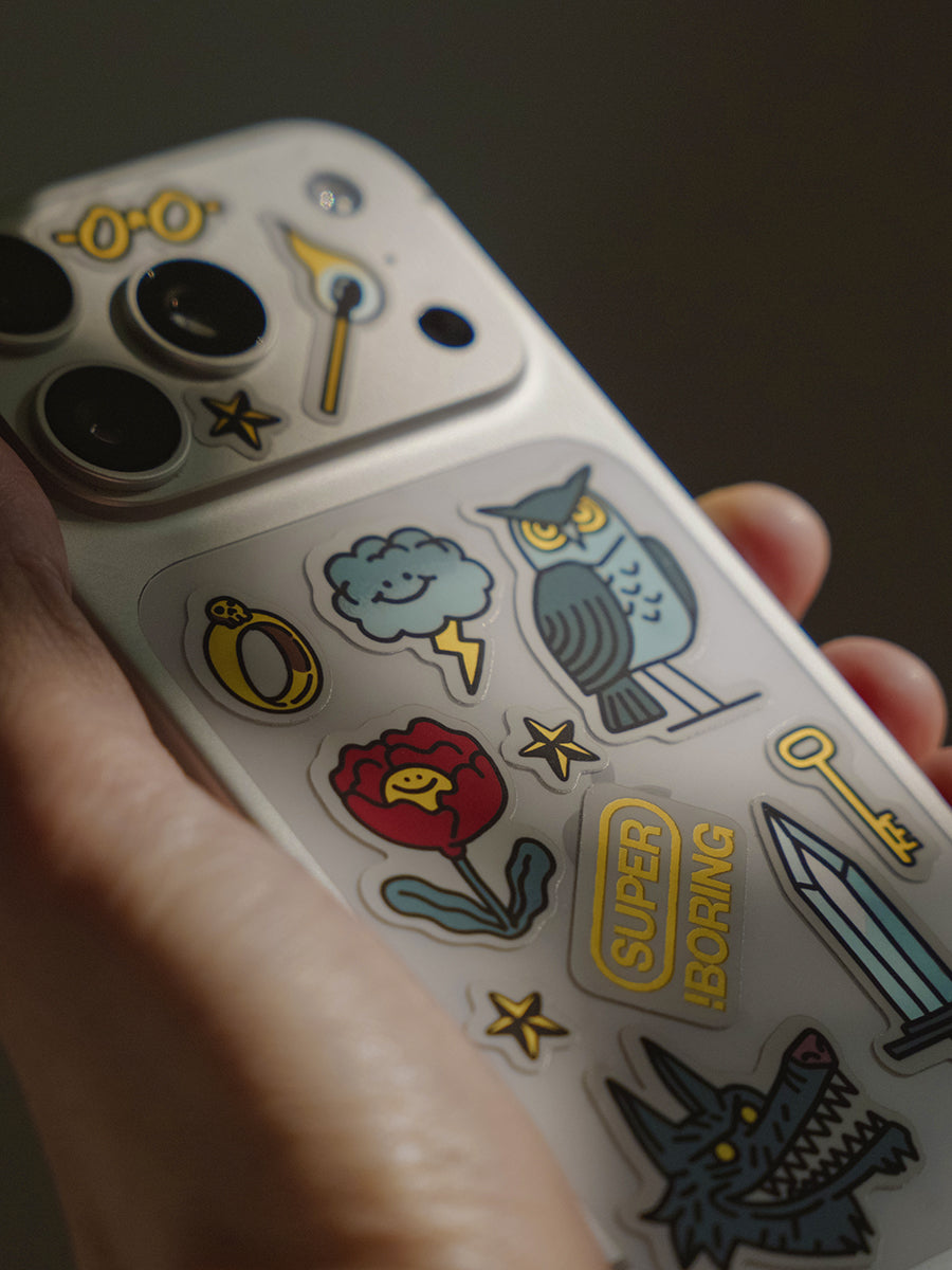 !Boring Achievements Sticker Pack